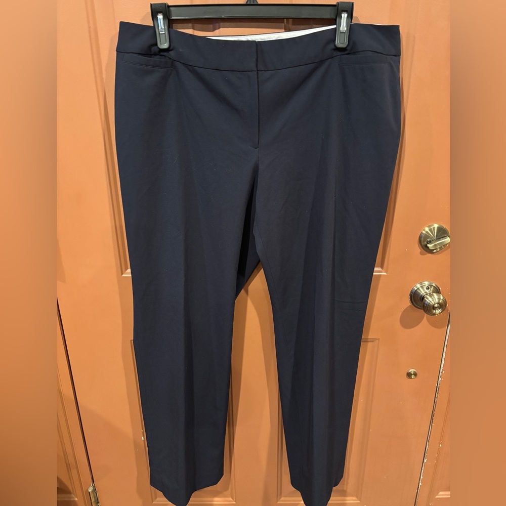 Liz Claiborne Career Pants Womens Size 18 Blue